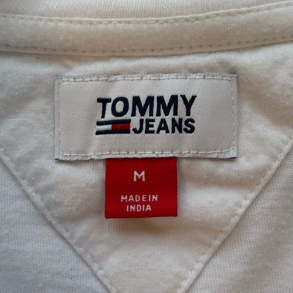 Tommy Jeans Cropped Short Sleeve T Shirt Womens Size M - Picture 5 of 10